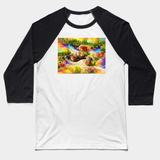 River of roses Baseball T-Shirt